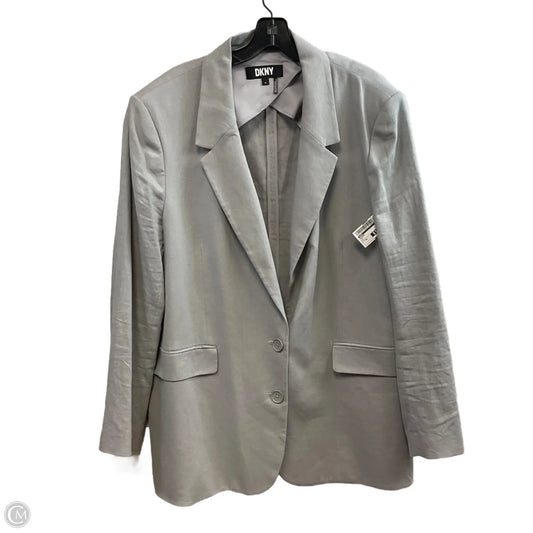 Blazer By Dkny In Grey, Size: Xl