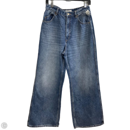Jeans Wide Leg By Anthropologie In Blue Denim, Size: 8