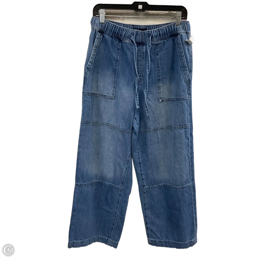 Jeans Wide Leg By Gap In Blue Denim, Size: M