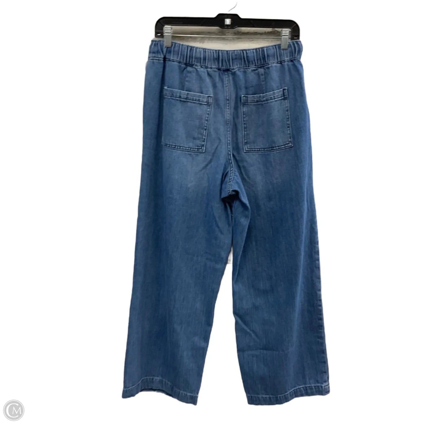 Jeans Wide Leg By Gap In Blue Denim, Size: M