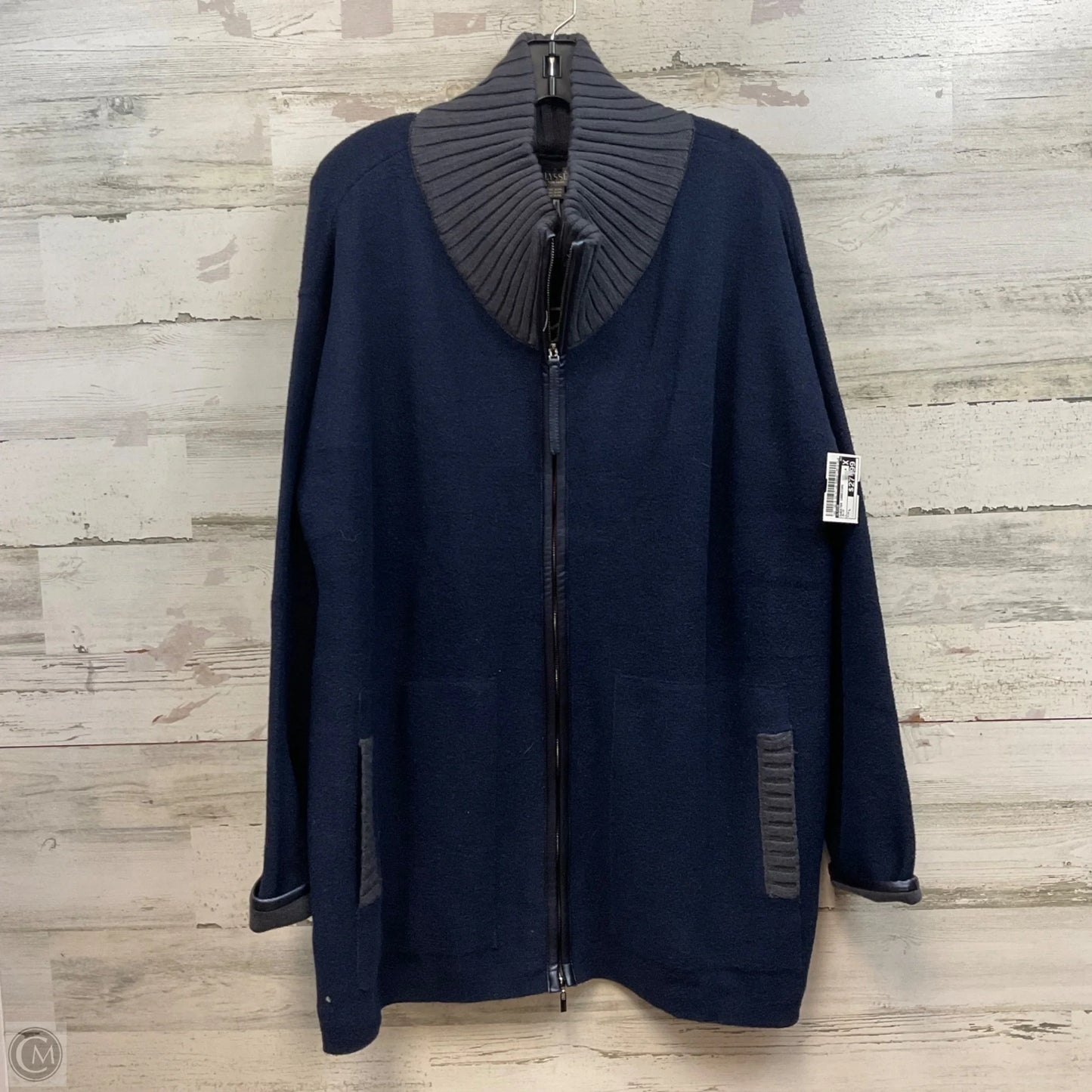Sweater Cardigan By Lysse In Blue, Size: L