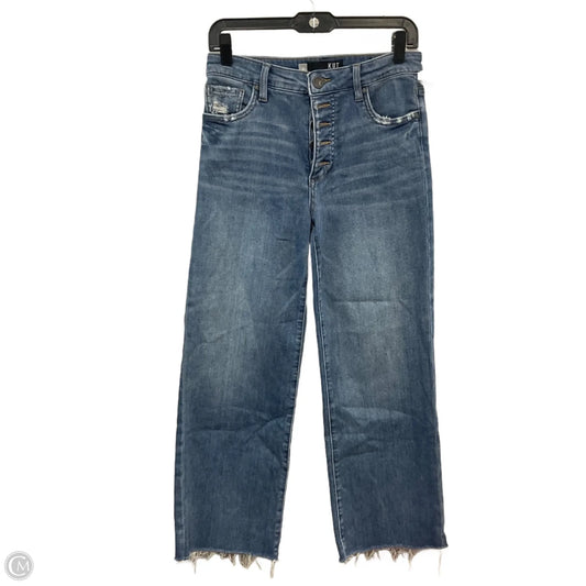 Jeans Wide Leg By Kut In Blue Denim, Size: 2
