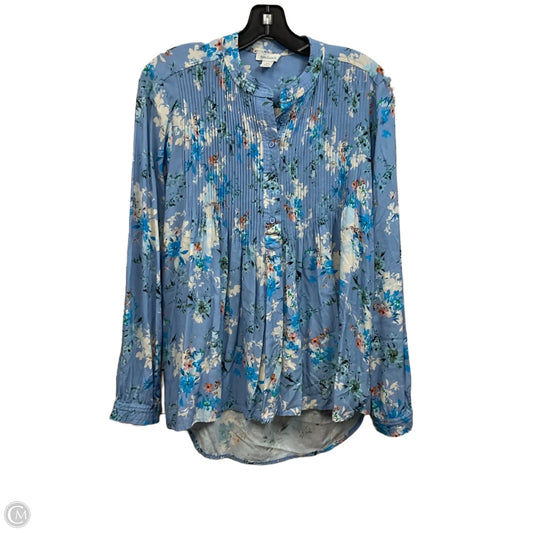 Top Long Sleeve By Sundance In Blue, Size: Xs