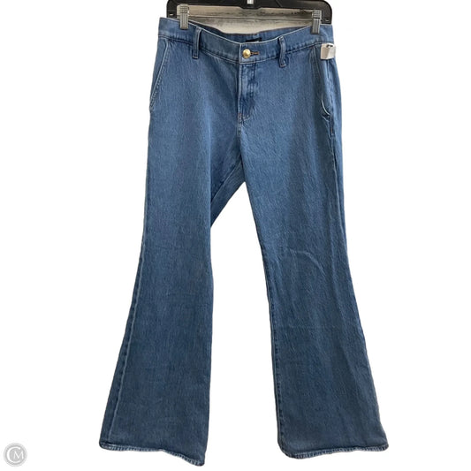 Jeans Boot Cut By Express In Blue Denim, Size: 6