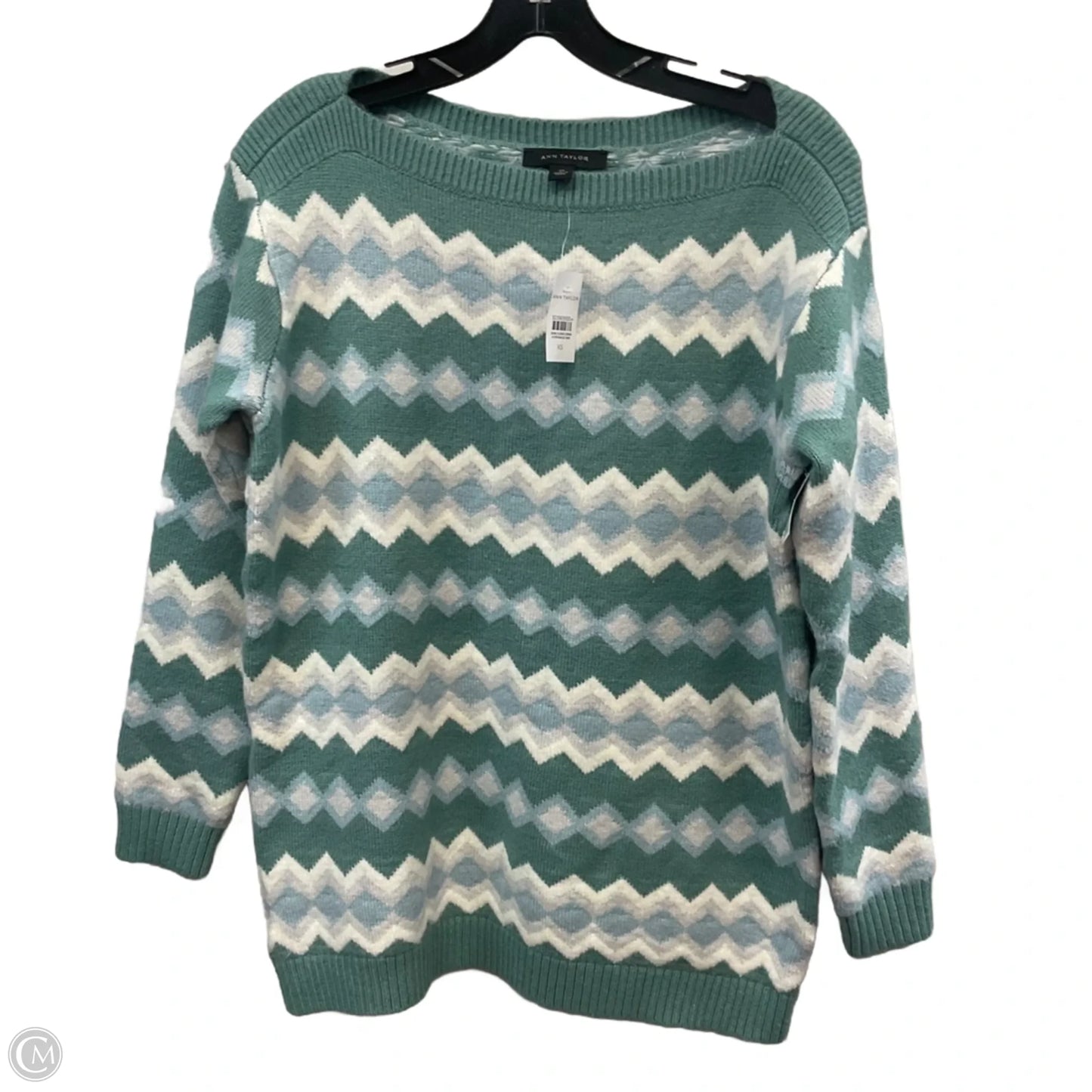 Sweater By Ann Taylor In Green, Size: Xs