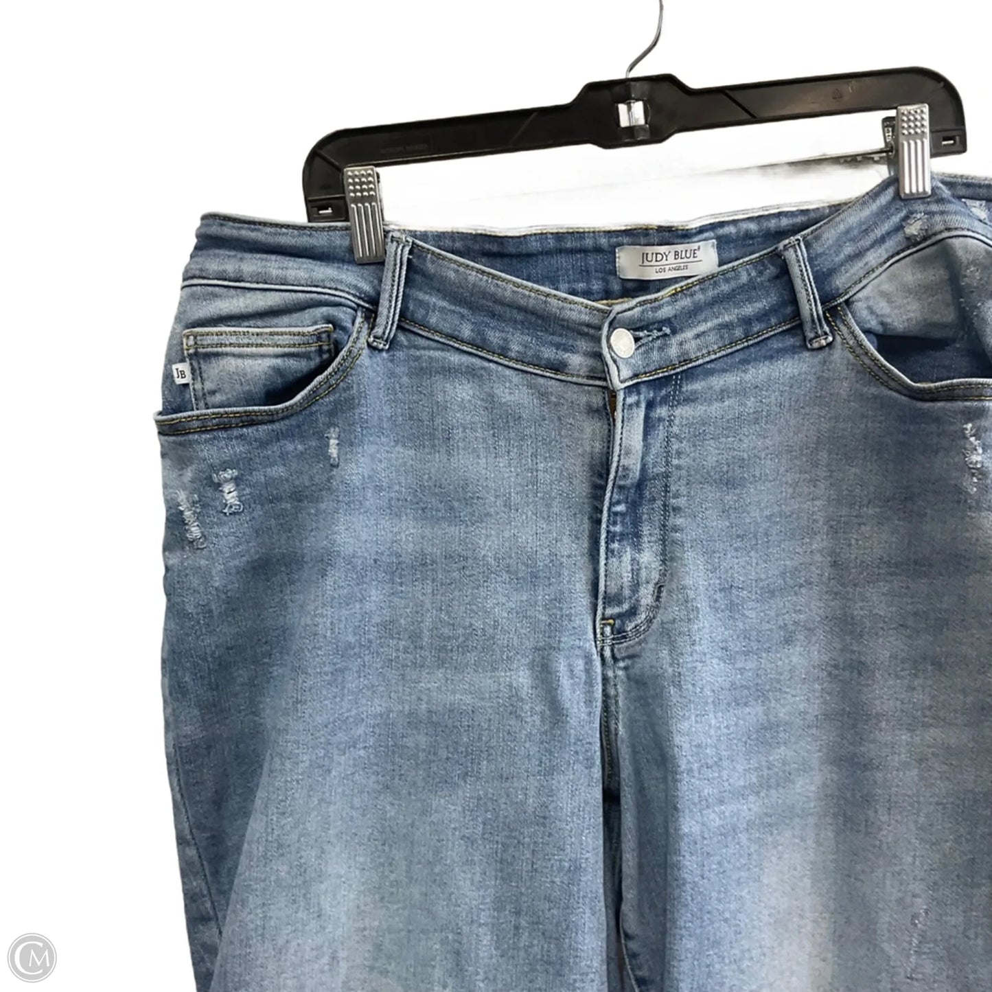 Jeans Straight By Judy Blue In Blue Denim, Size: 20