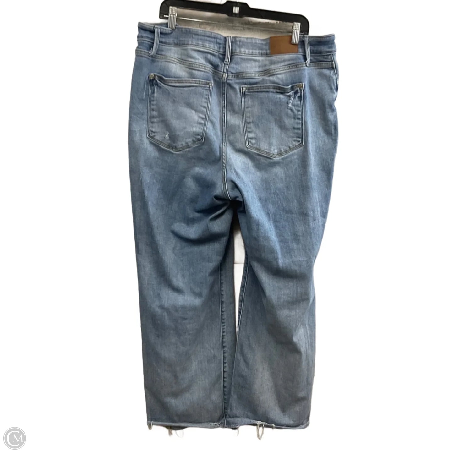 Jeans Straight By Judy Blue In Blue Denim, Size: 20