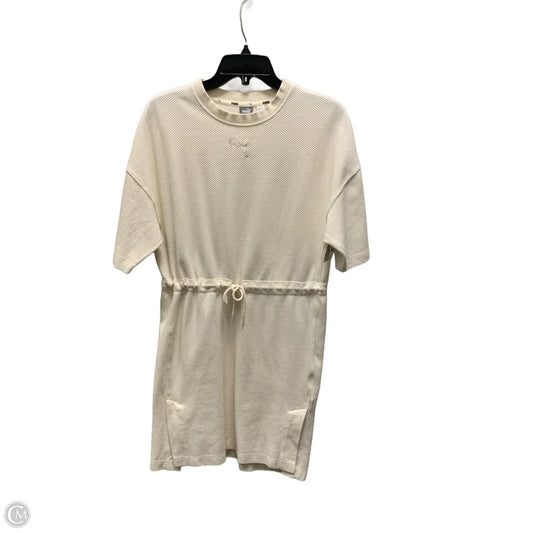 Athletic Dress By Puma In Cream, Size: Xs