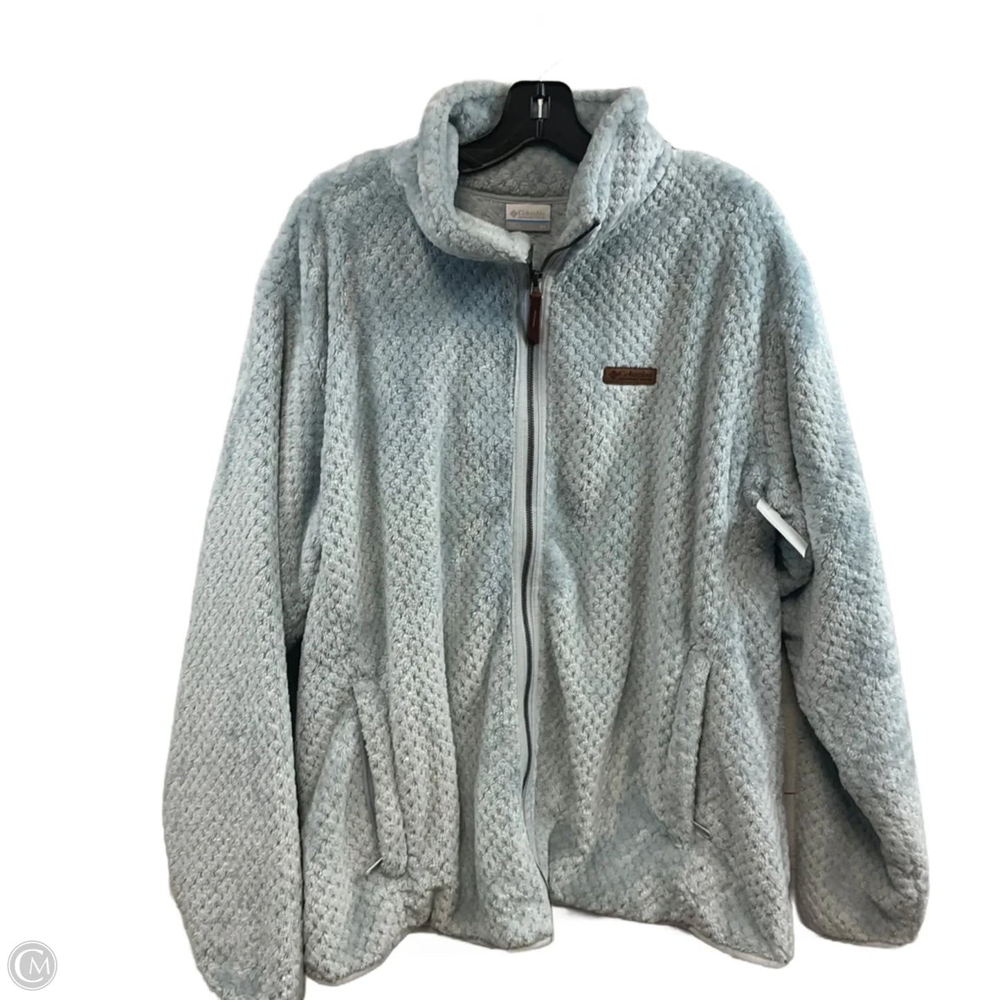 Jacket Fleece By Columbia In Blue, Size: 2x