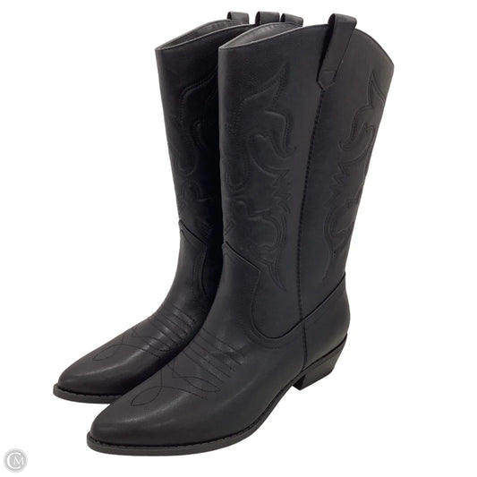 Boots Western By Dream Pairs In Black, Size: 11