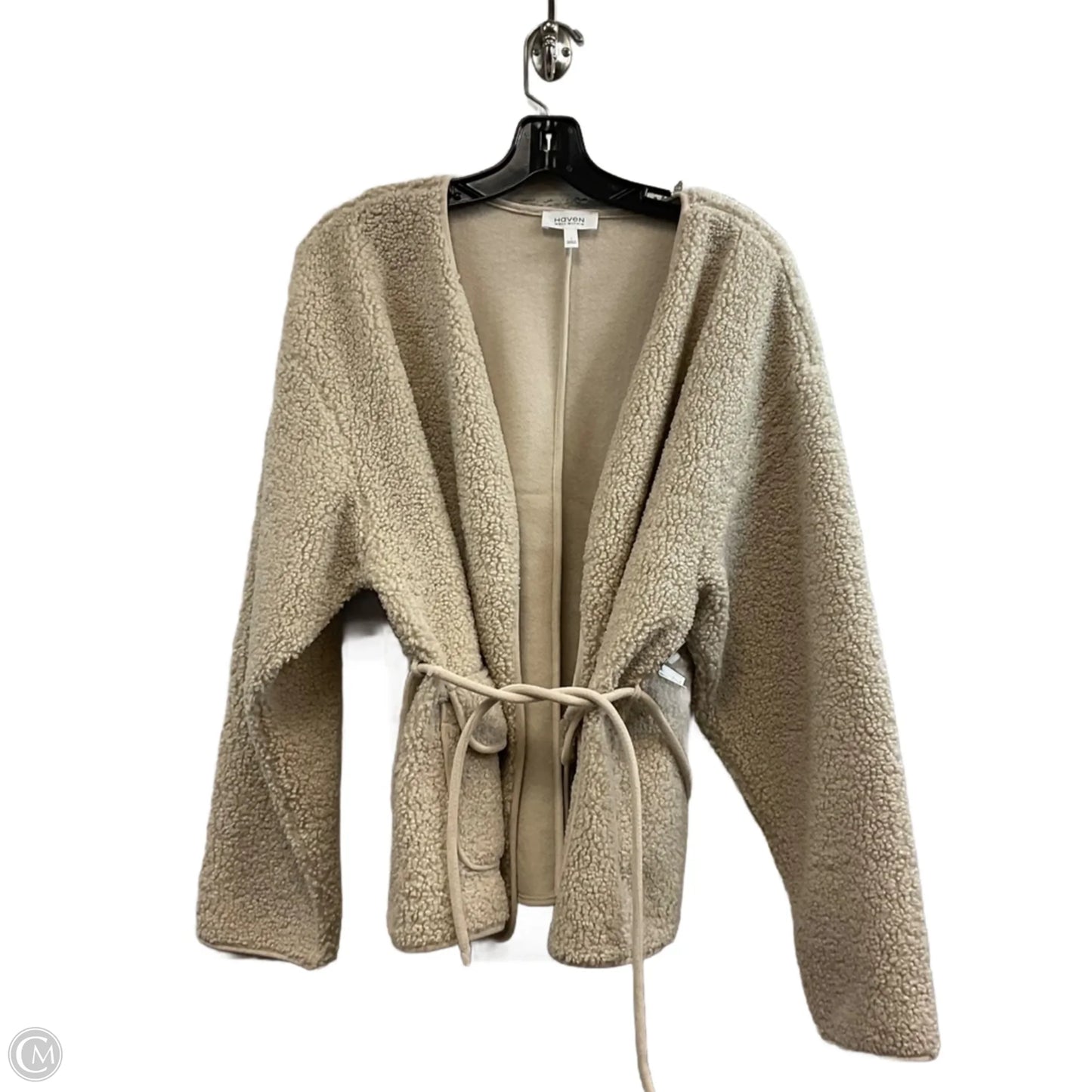Jacket Fleece By Haven In Brown, Size: L