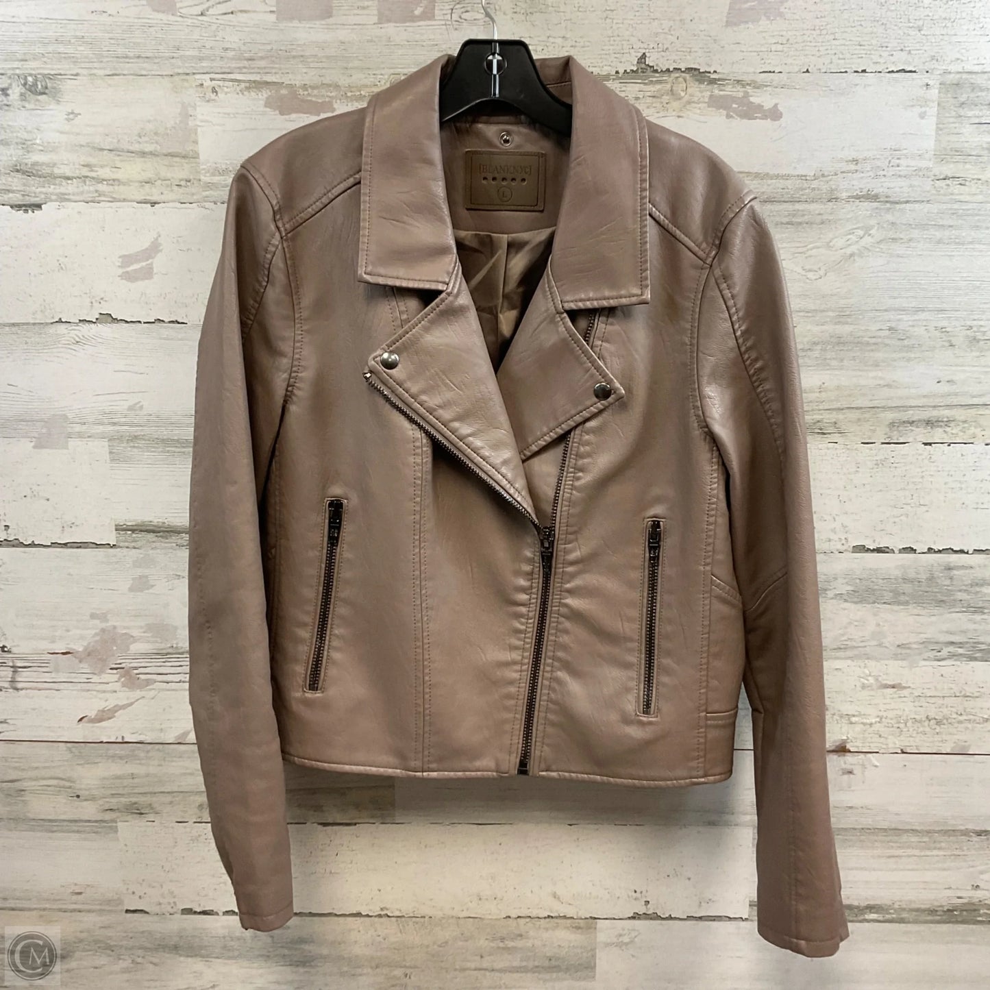 Jacket Moto By Blanknyc In Brown, Size: L