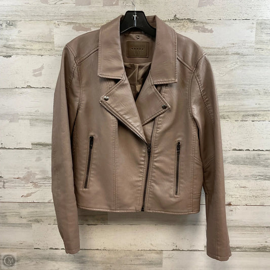 Jacket Moto By Blanknyc In Brown, Size: L