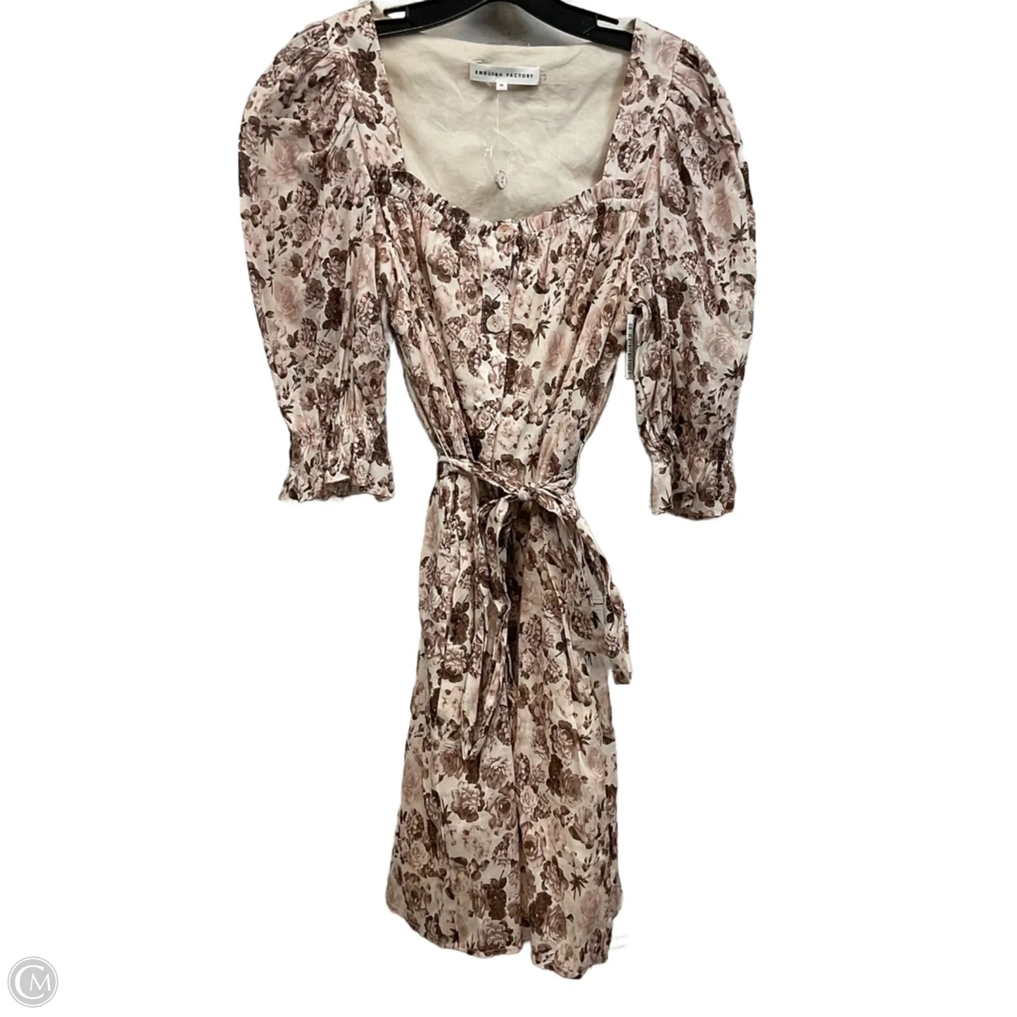 Dress Casual Short By English Factory In Brown, Size: M