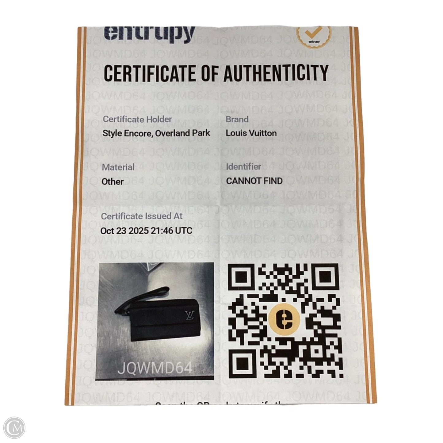 Wristlet Luxury Designer By Louis Vuitton, Size: Large