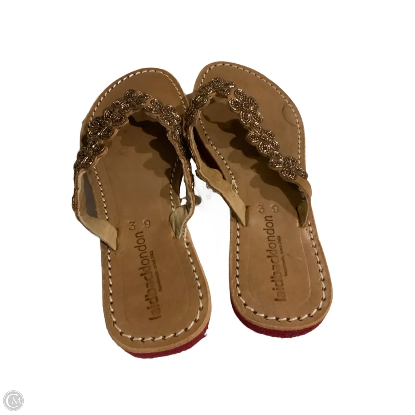 Sandals Flip Flops By laidback london In Brown, Size: 8.5