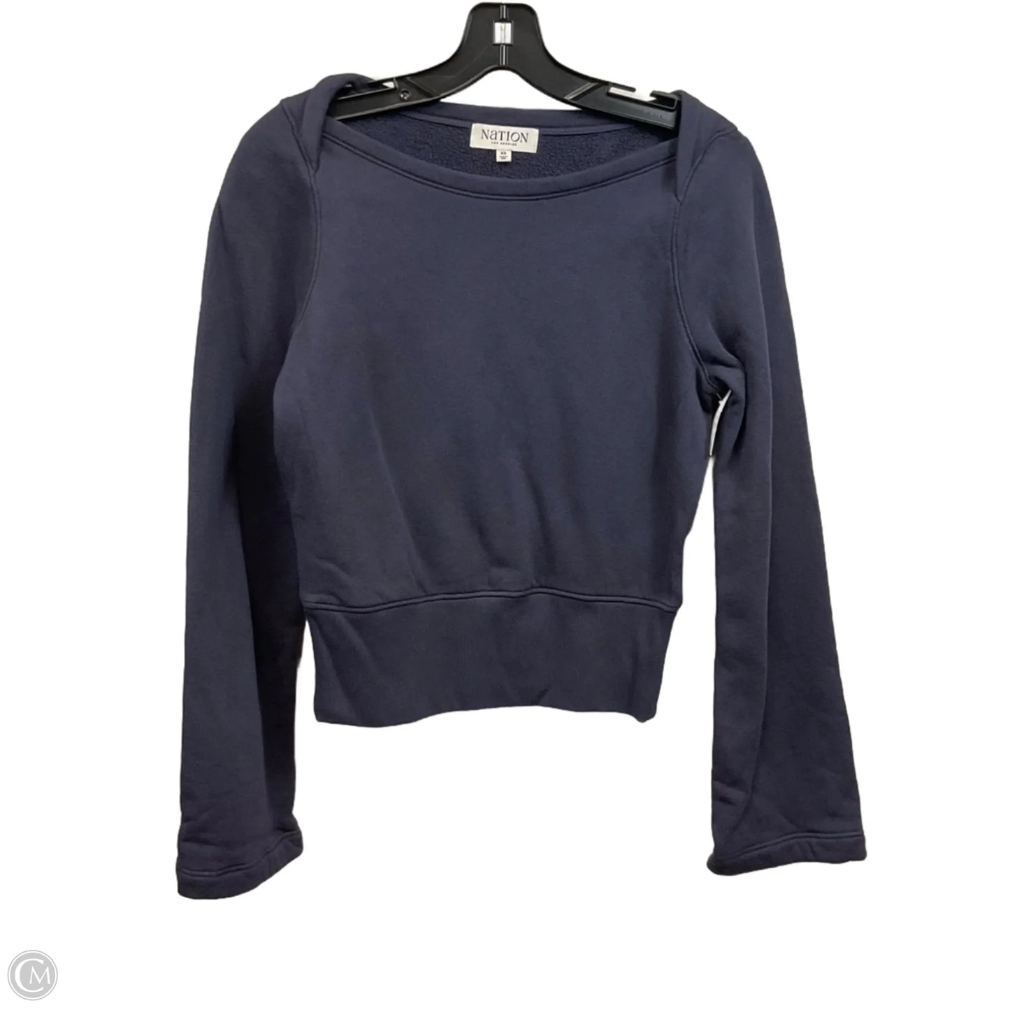 Sweatshirt Crewneck By Nation In Blue, Size: Xs