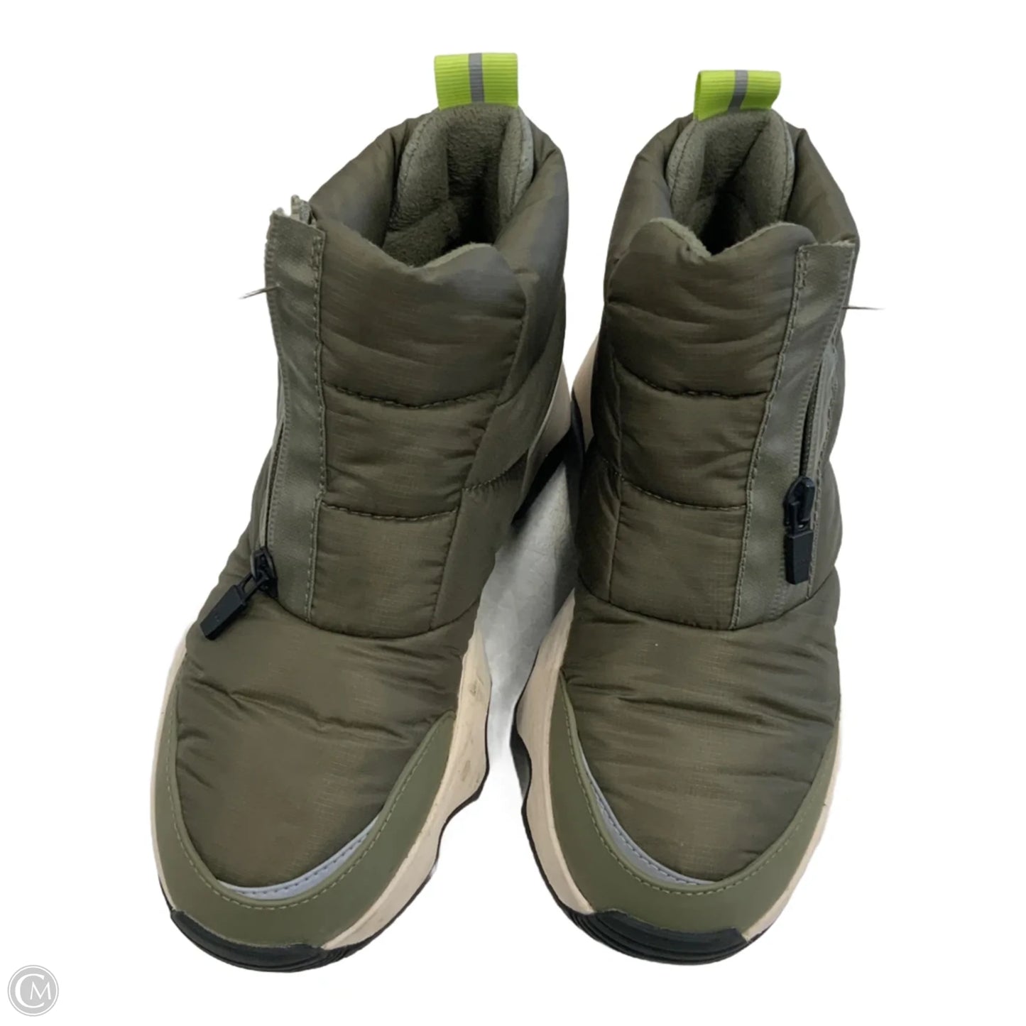 Boots Ankle Flats By Sorel In Green, Size: 6.5