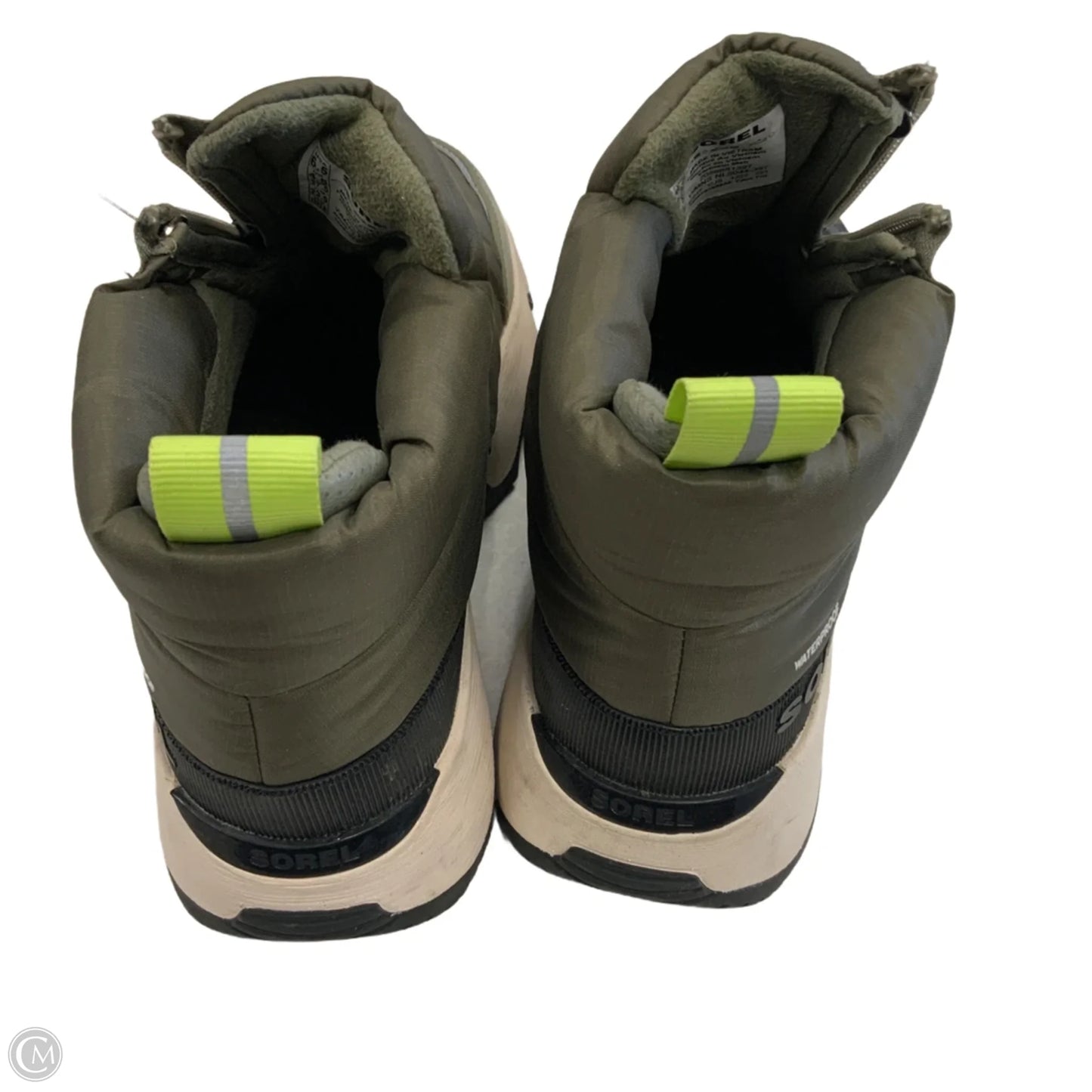 Boots Ankle Flats By Sorel In Green, Size: 6.5