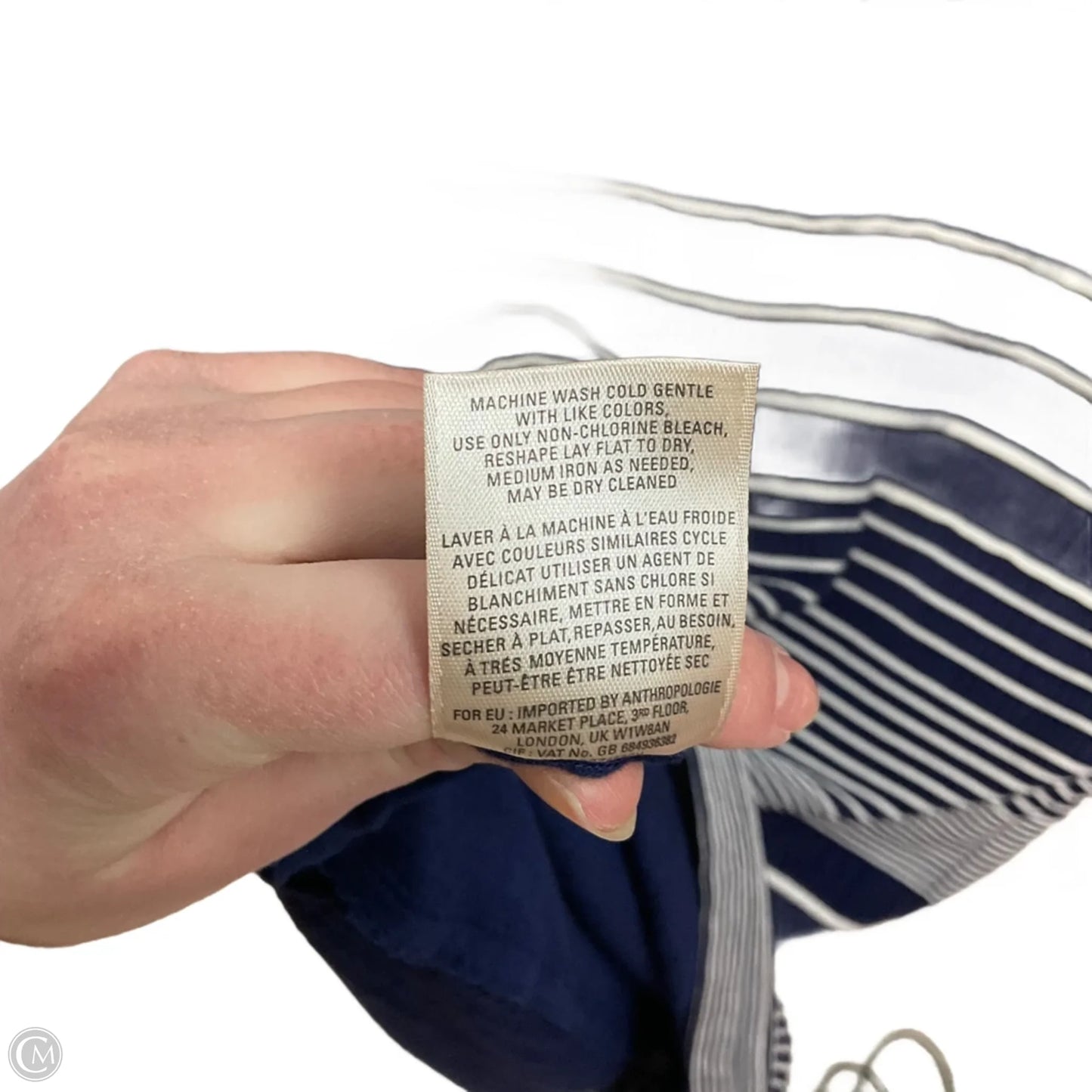 Dress Casual Maxi By Maeve In Blue, Size: L