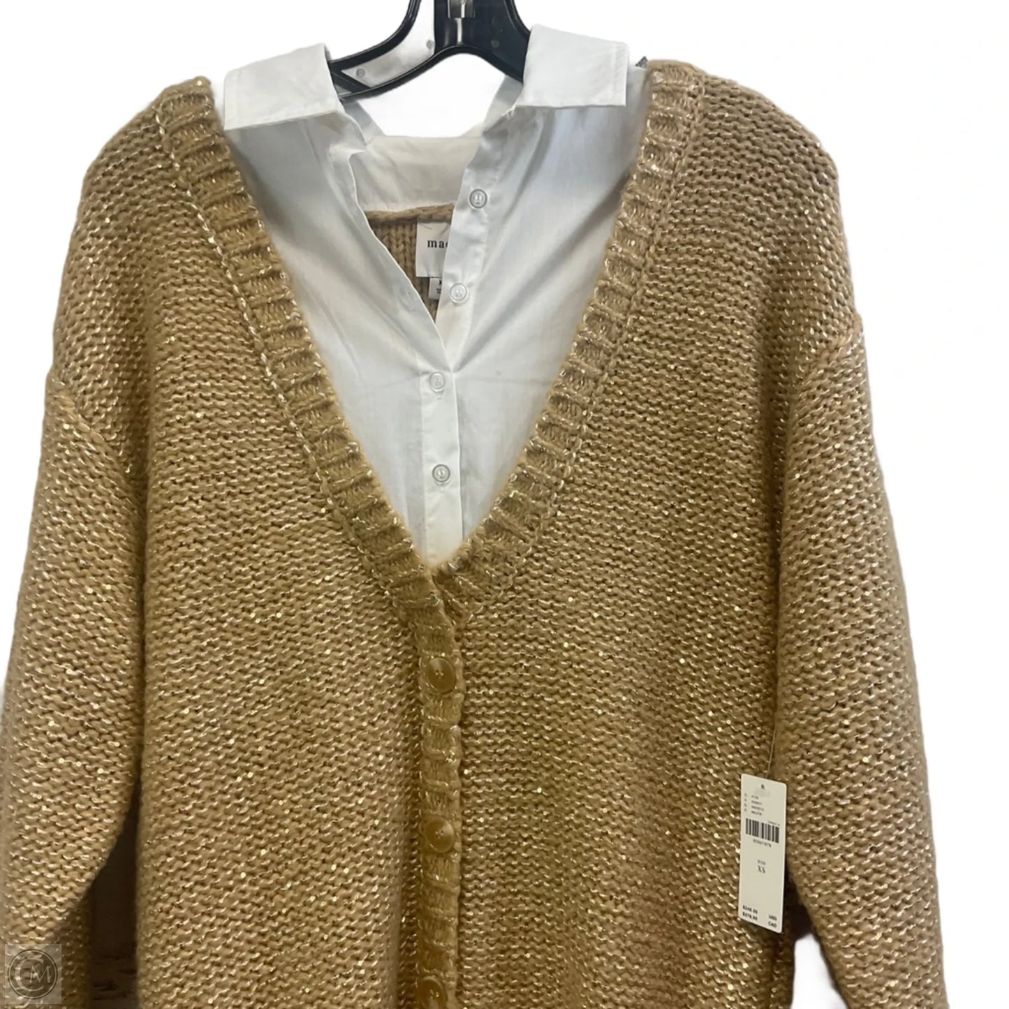 Sweater Cardigan By Anthropologie In Brown, Size: Xs
