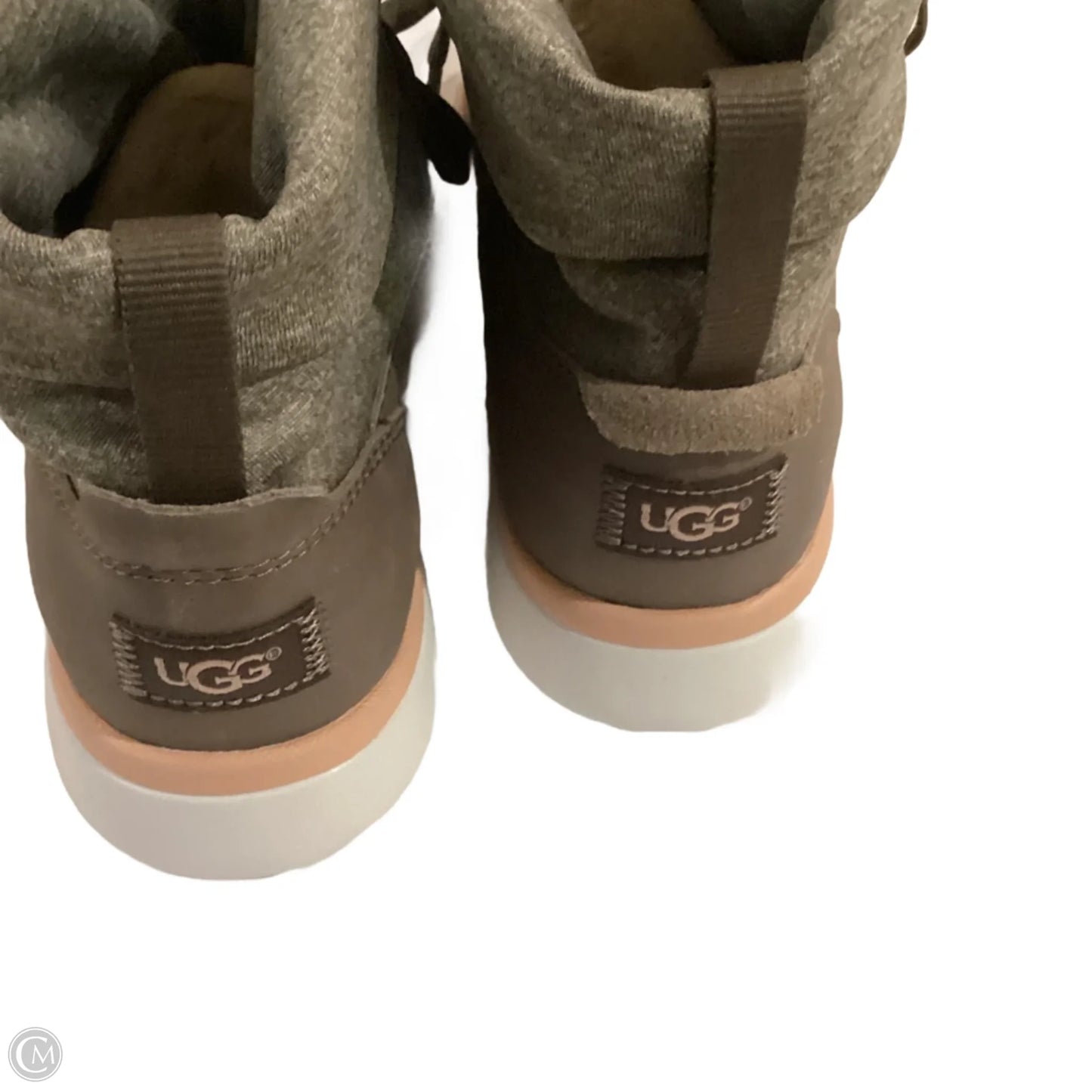 Boots Ankle Flats By Ugg In Brown, Size: 6