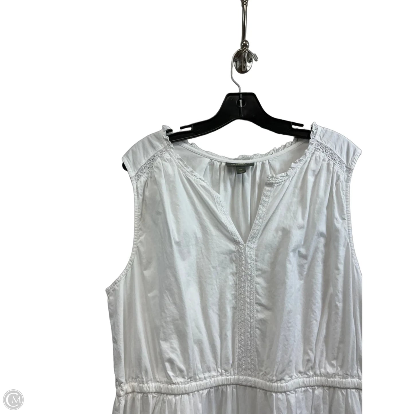 Dress Casual Short By Style And Company In White, Size: Xxl
