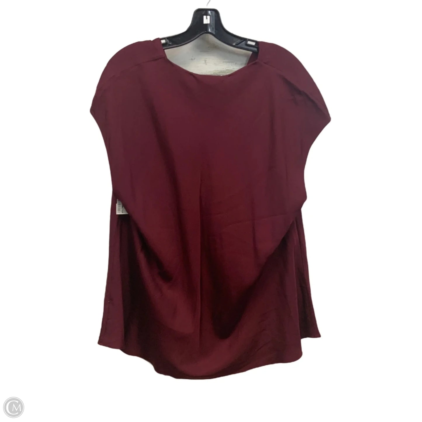 Blouse Short Sleeve By Vince In Red, Size: 1x