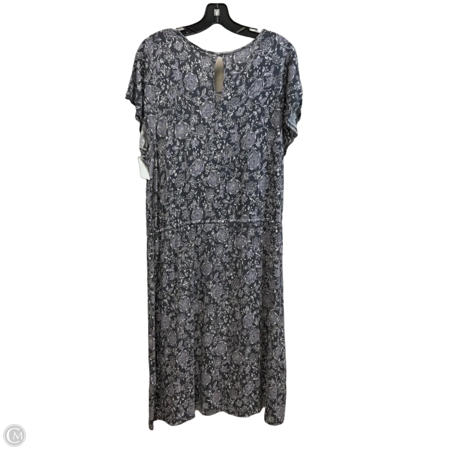 Dress Casual Midi By Loft In Grey, Size: Xl