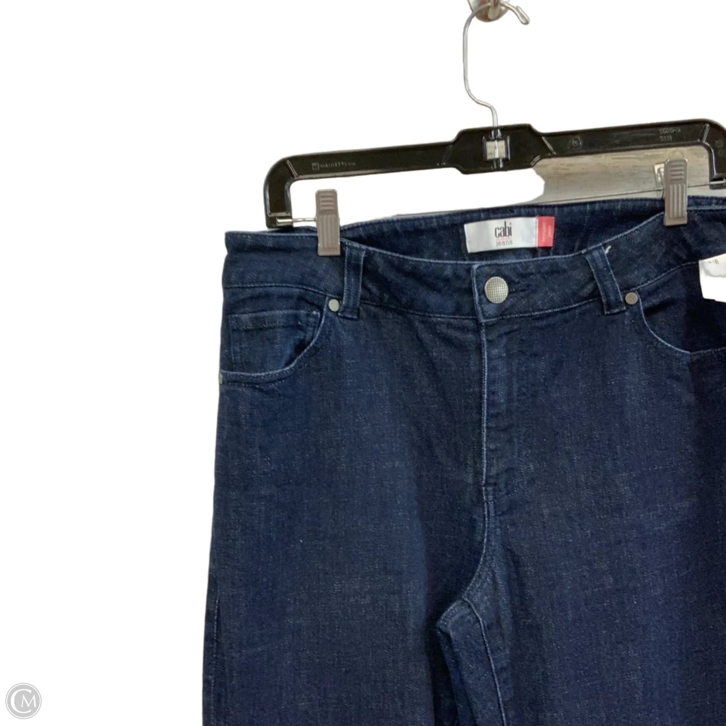 Jeans Flared By Cabi In Blue Denim, Size: 8