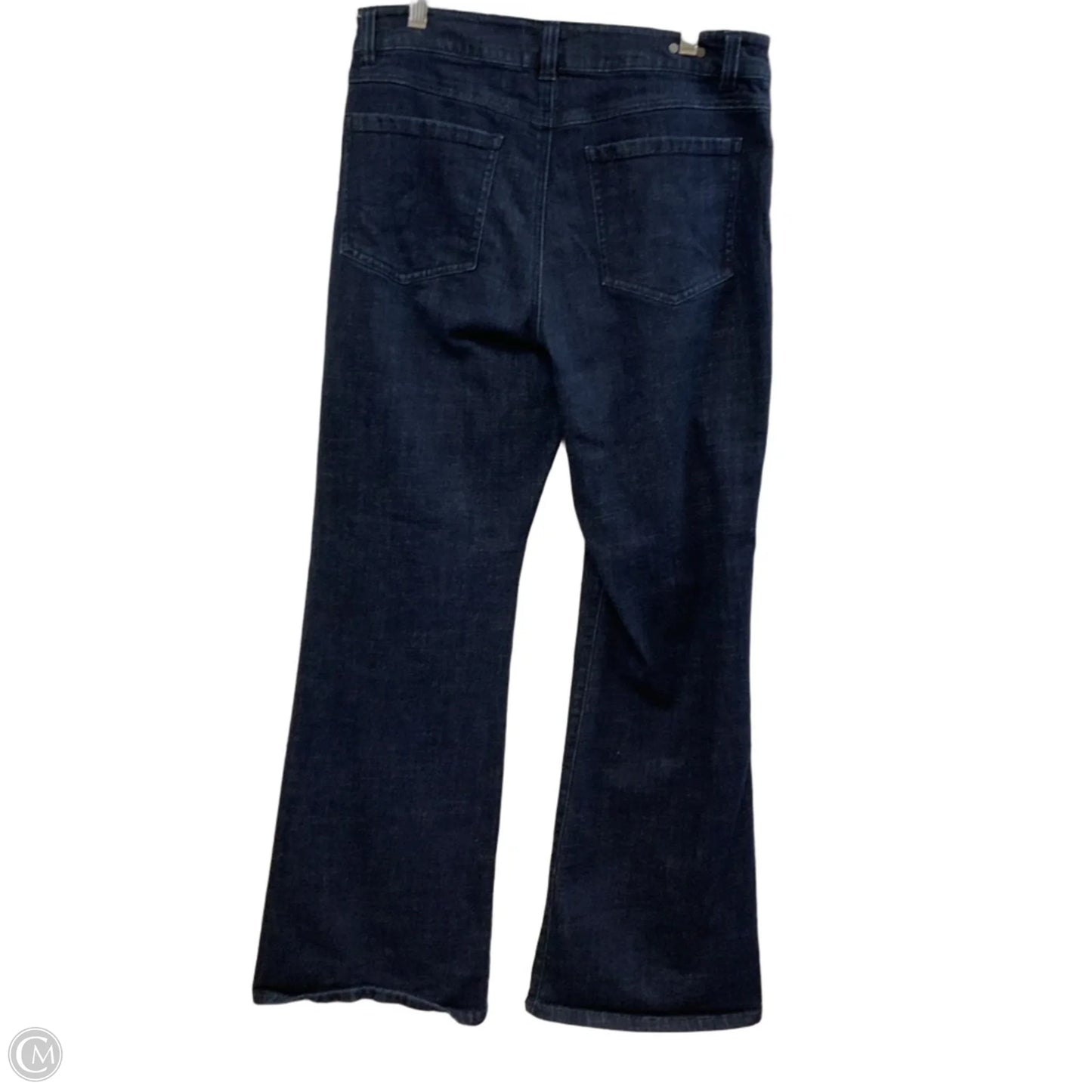 Jeans Flared By Cabi In Blue Denim, Size: 8