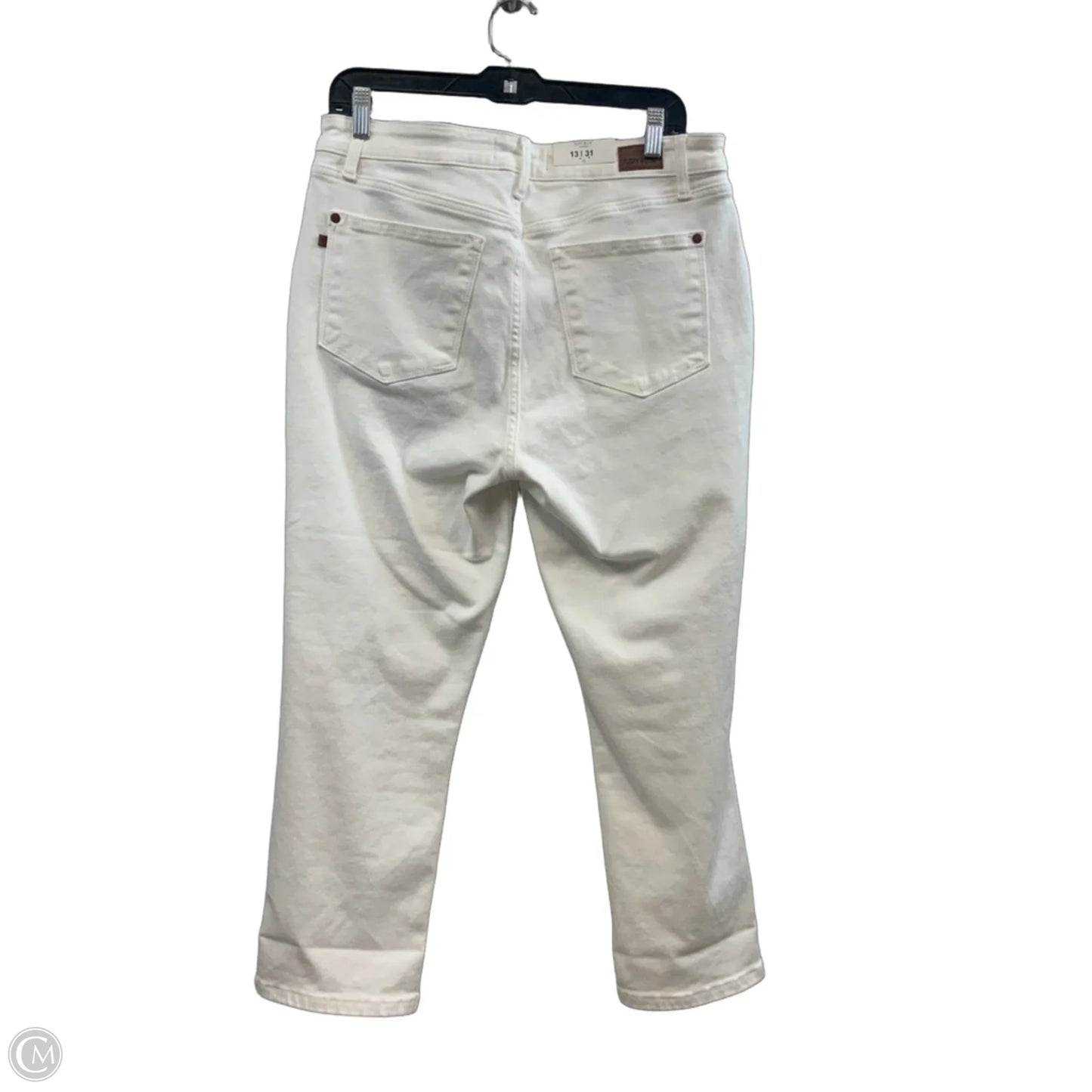 Capris By Judy Blue In White Denim, Size: 12