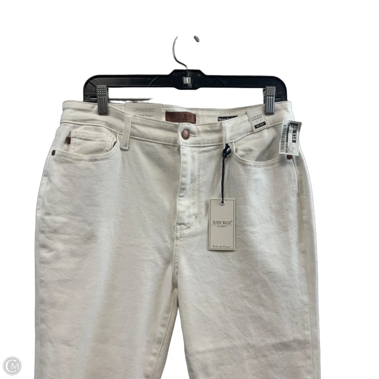 Capris By Judy Blue In White Denim, Size: 12