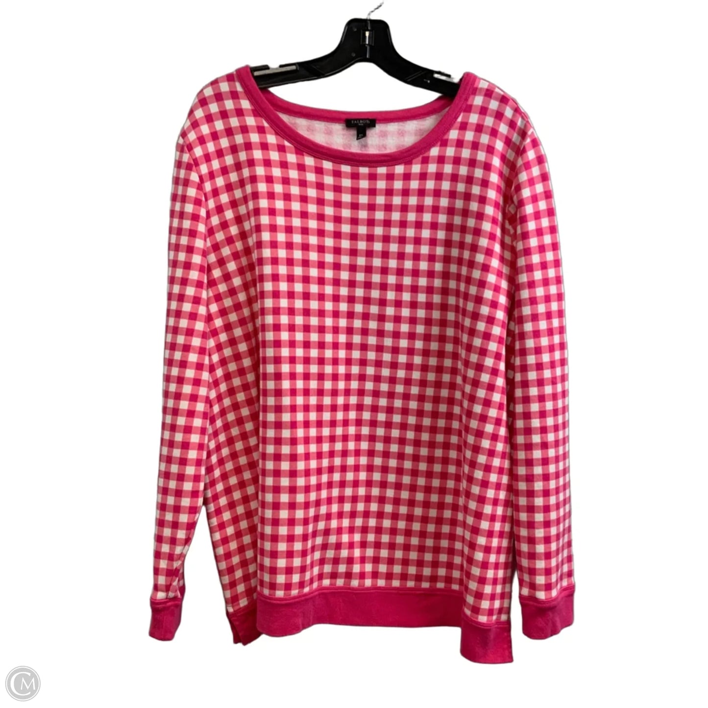 Sweatshirt Crewneck By Talbots In Pink, Size: 2x
