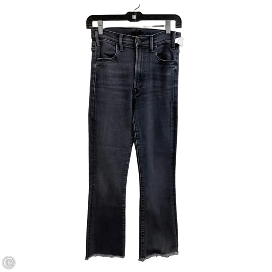 Jeans Boot Cut By Mother In Black Denim, Size: 4