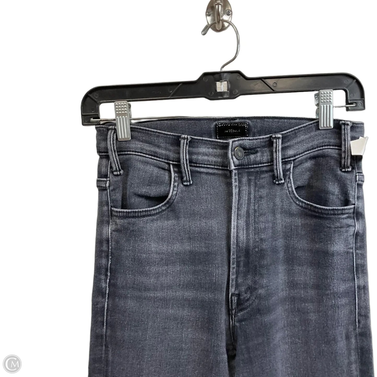 Jeans Boot Cut By Mother In Black Denim, Size: 4