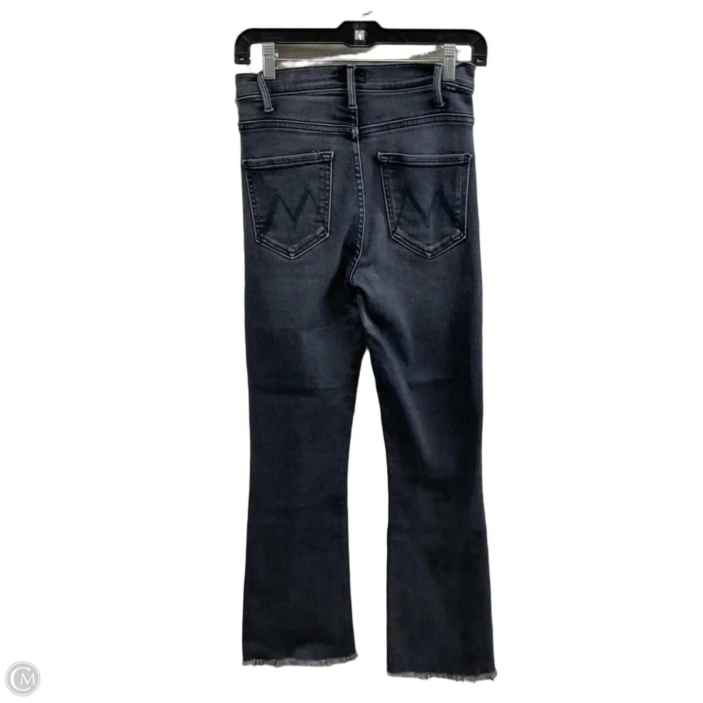 Jeans Boot Cut By Mother In Black Denim, Size: 4