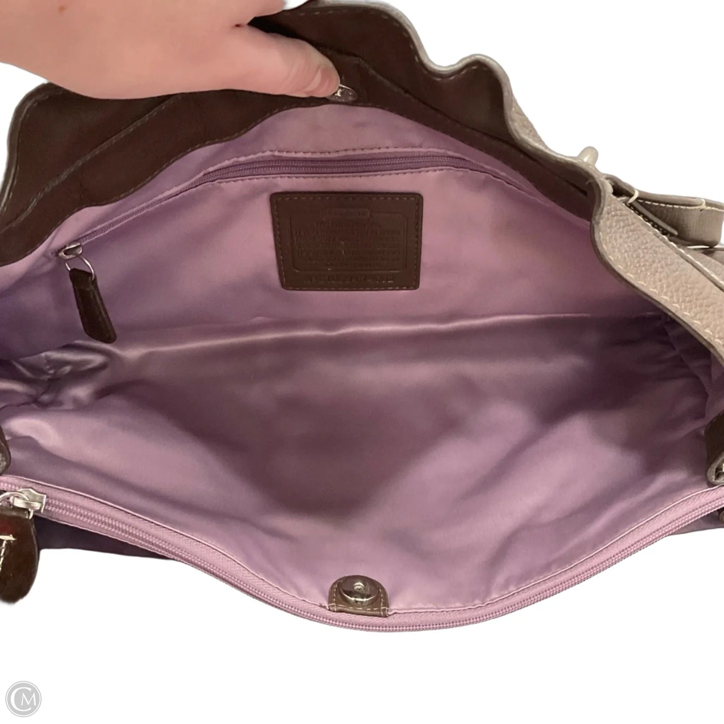 Handbag Designer By Coach, Size: Medium