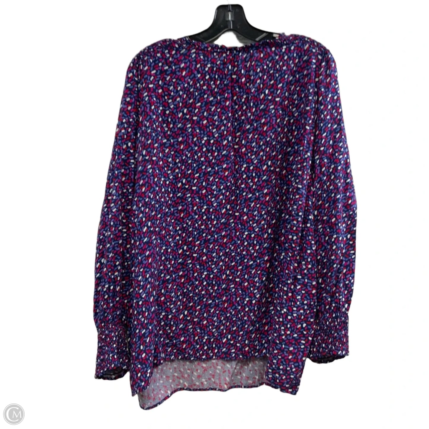 Top Long Sleeve By Talbots In Navy, Size: 2x