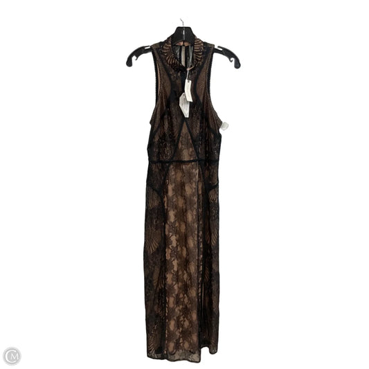 Dress Party Long By Anthropologie In Black, Size: S