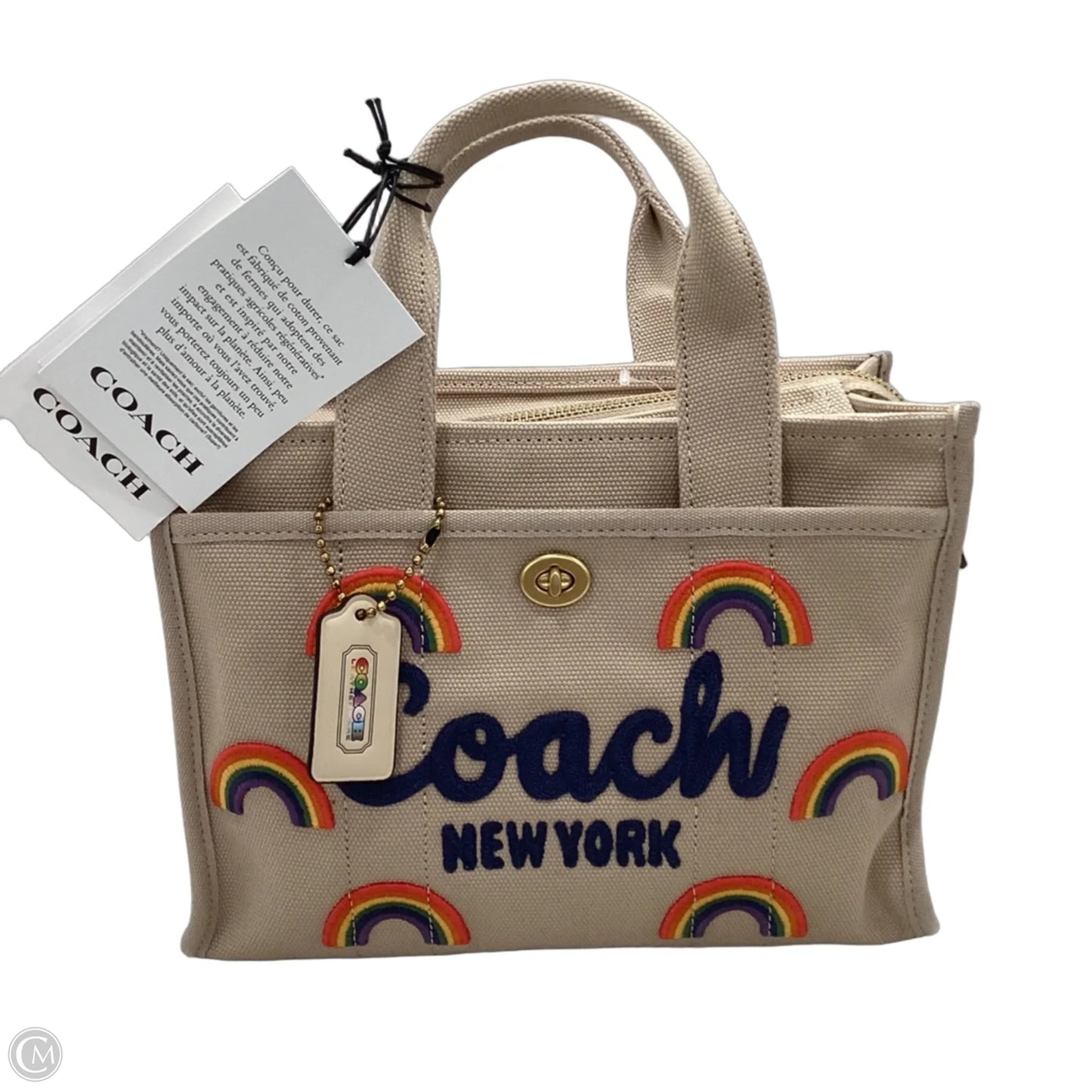 Handbag Designer By Coach, Size: Medium