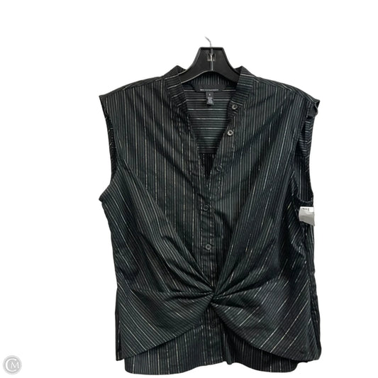 Blouse Sleeveless By White House Black Market In Black, Size: M
