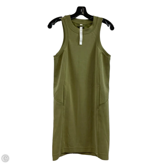 Athletic Dress By Lululemon In Green, Size: S