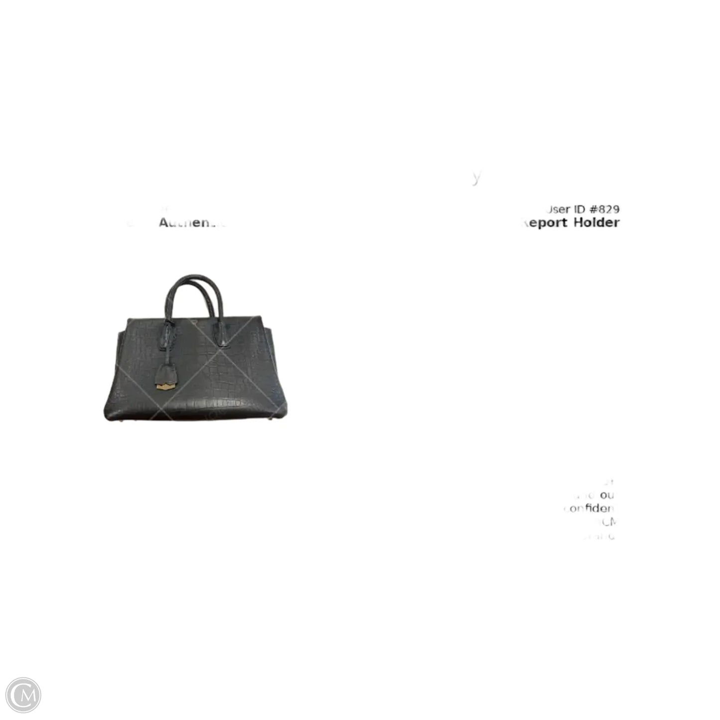 Handbag Luxury Designer By Mcm, Size: Large