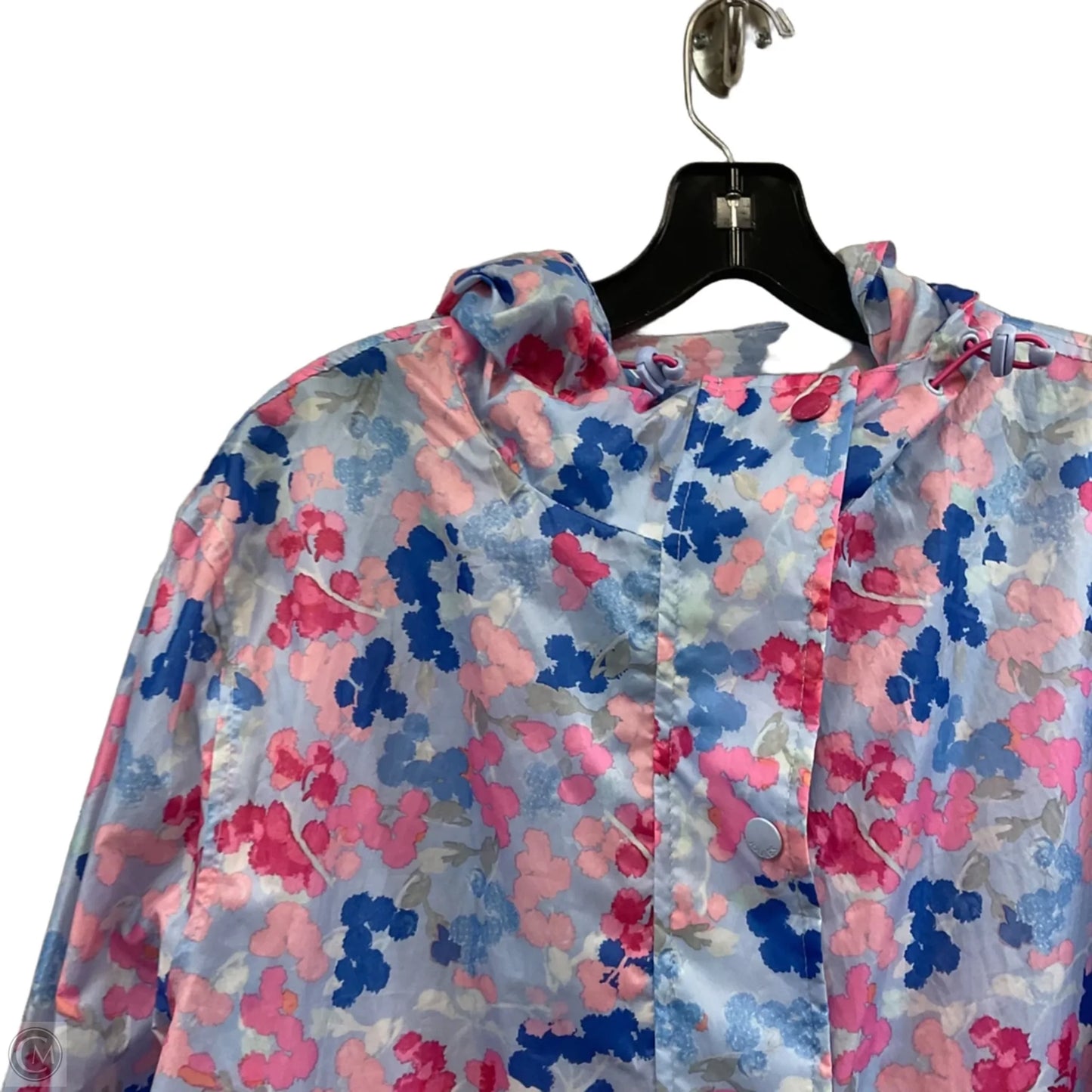 Jacket Windbreaker By Joules In Blue, Size: L