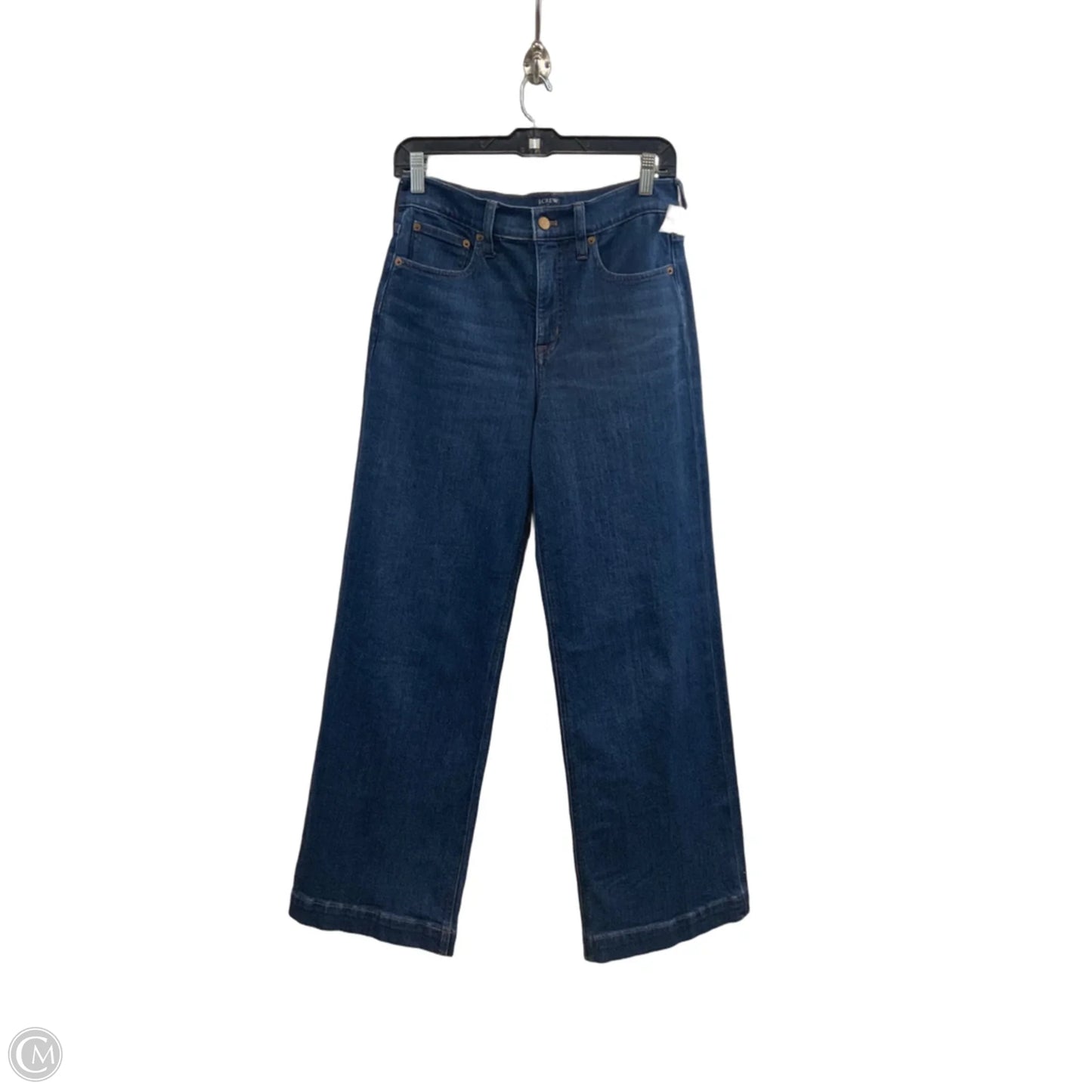 Jeans Wide Leg By J. Crew In Blue Denim, Size: 2