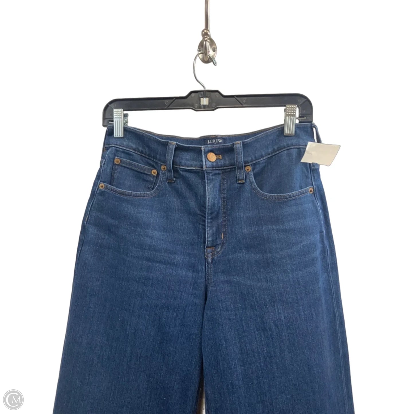 Jeans Wide Leg By J. Crew In Blue Denim, Size: 2