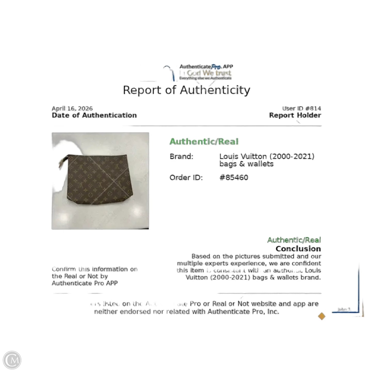 Clutch Luxury Designer By Louis Vuitton, Size: Medium