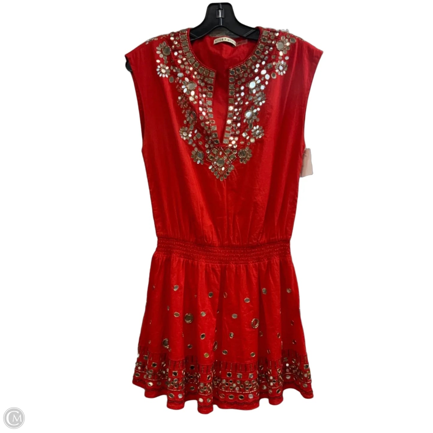 Dress Designer By Alice + Olivia In Red, Size: Xs
