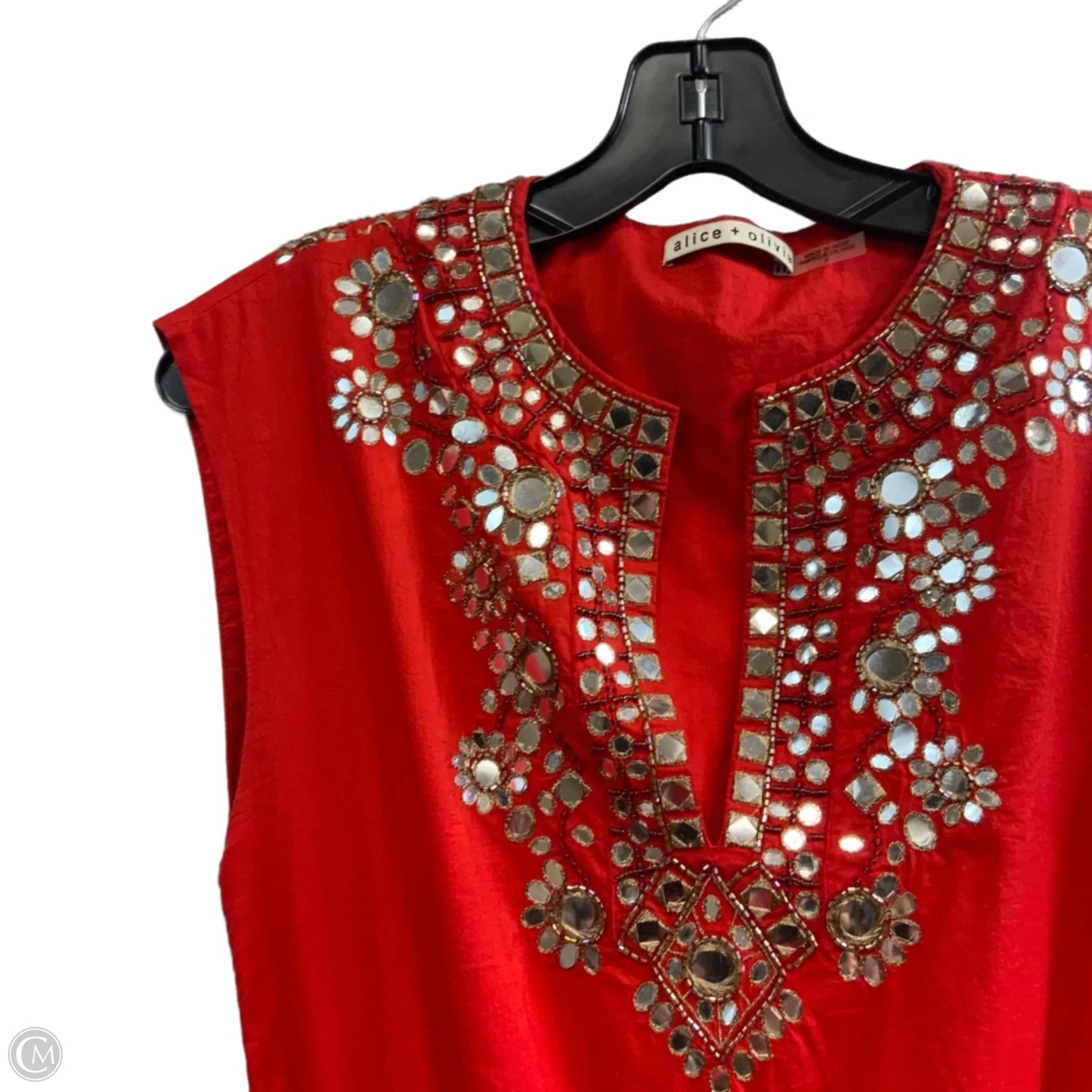 Dress Designer By Alice + Olivia In Red, Size: Xs